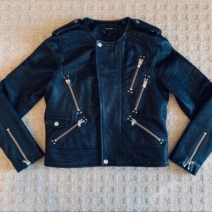 SALE⚡️Kooples Leather Moto Jacket.